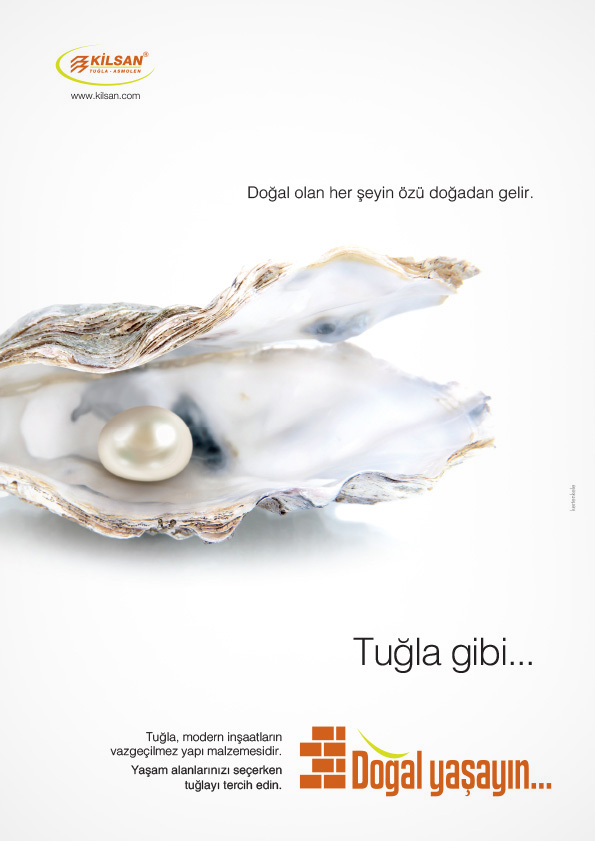 Tuğla doğaldır reklam kampanyası dergi ilan tasarımı 2